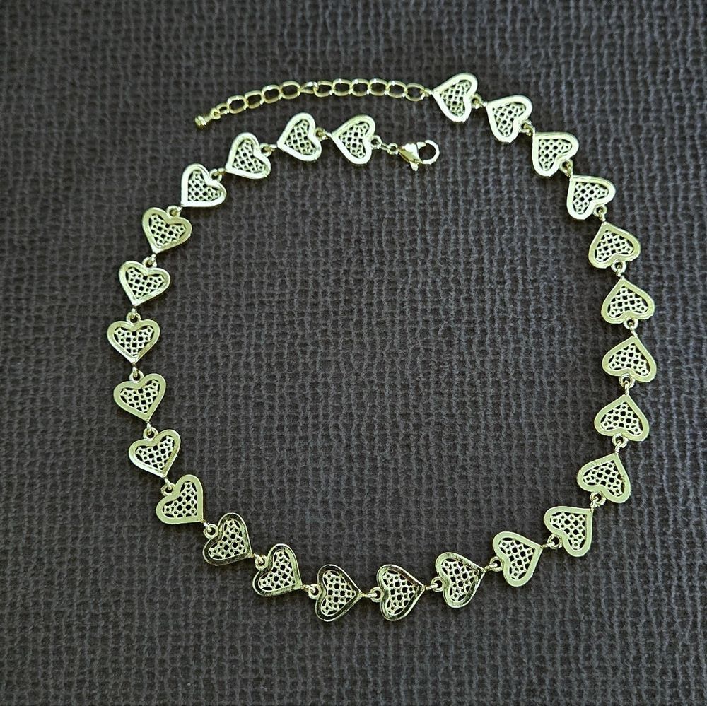 Gemelli👭 "Rebecca" Gold Hearts💛 Necklace - NWT - Picture 7 of 16